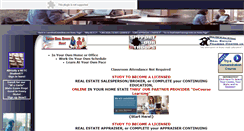 Desktop Screenshot of learnrealestatenow.com